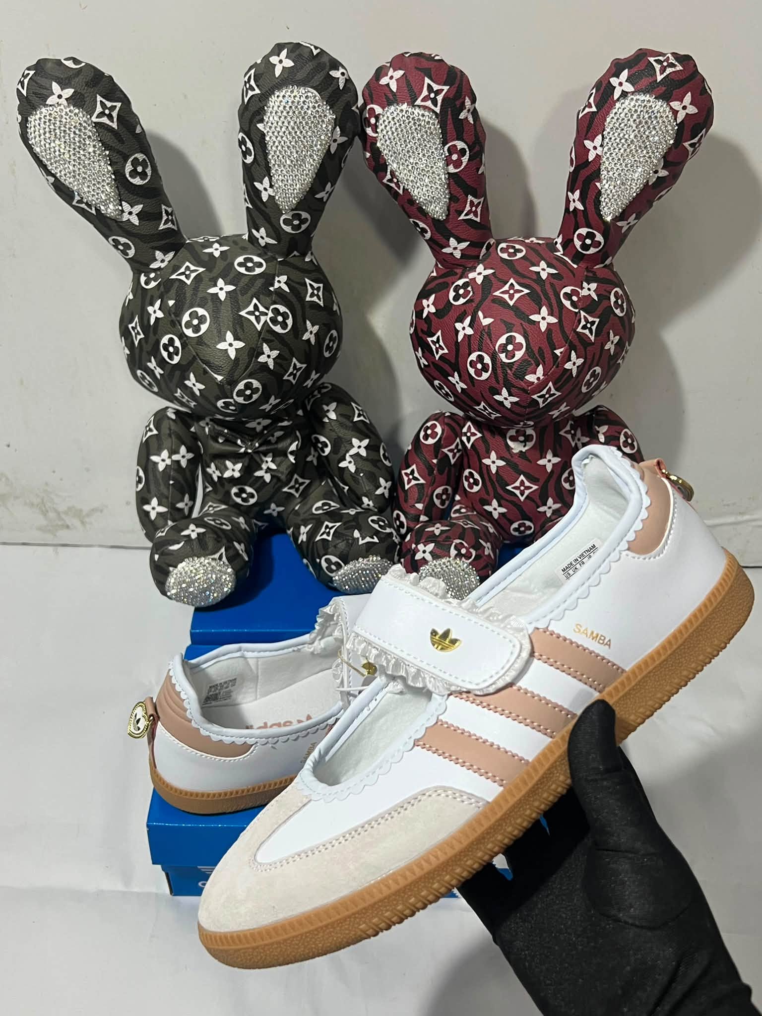 Adidas Samba Jane Collection - White & Royal Blue